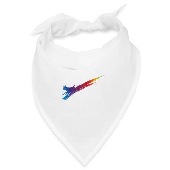 Love over and beyond DOG - Bandana Dreieckstuch - Weiß - Vorne