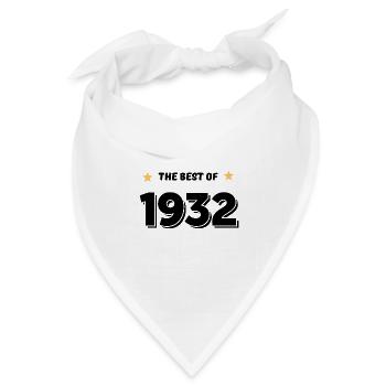 Das Beste von 1932 - Bandana Dreieckstuch - Weiß - Vorne