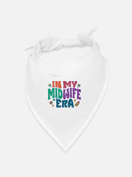 In my Midwife Era - Bandana Dreieckstuch - Weiß