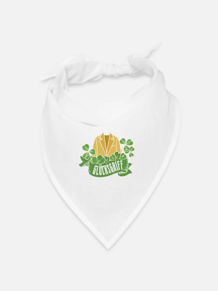 Gebrauchtwarenladen Glücksgriff Second Hand Shop - Bandana Dreieckstuch - Weiß