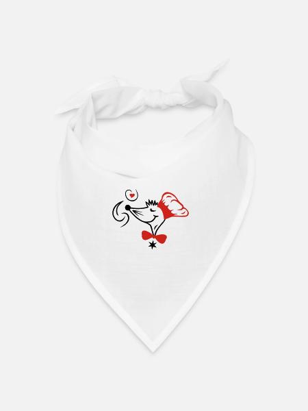 Sternekoch, backen, Koch - Bandana Dreieckstuch - Weiß