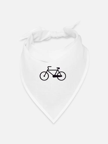 Fahrrad,Zweirad,Rennrad,Student,Universität - Bandana Dreieckstuch - Weiß