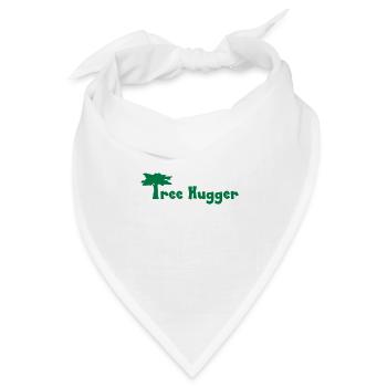 garten - Bandana Dreieckstuch - Weiß - Vorne