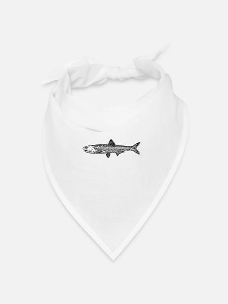 fish425 - Bandana Dreieckstuch - Weiß