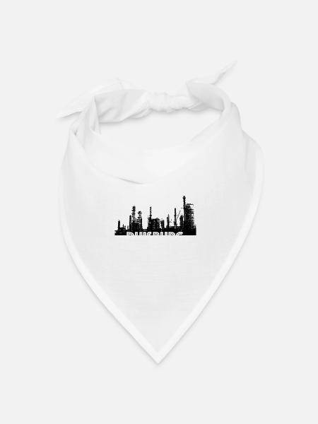 DUISBURG Shirt - Bandana Dreieckstuch - Weiß
