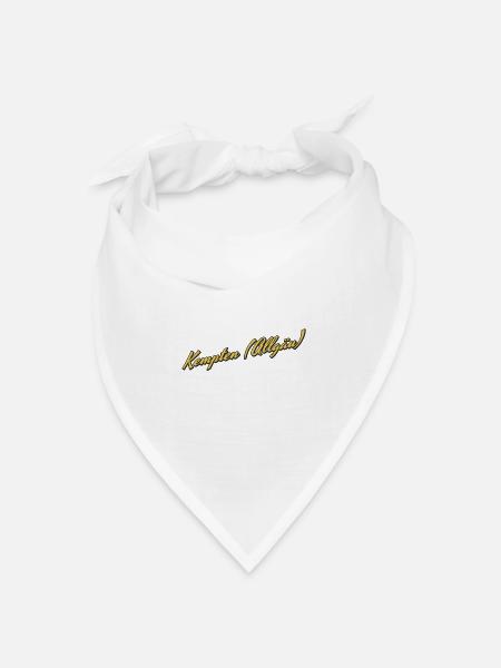Kempten Allgäu - Bandana Dreieckstuch - Weiß