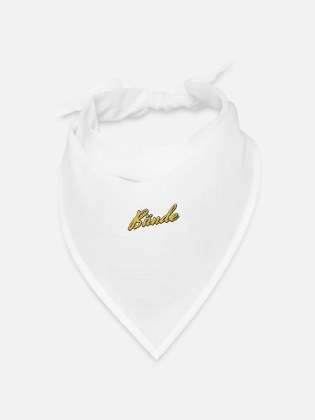 Bünde - Bandana Dreieckstuch - Weiß