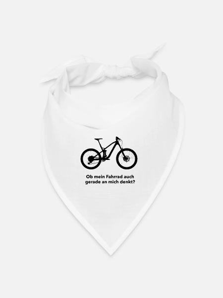 MTB Mountainbike - Bandana Dreieckstuch - Weiß