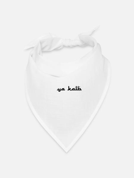 Ya Kalb - Bandana Dreieckstuch - Weiß