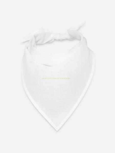 die Welt ist ein Irrenhaus - Bandana Dreieckstuch - Weiß