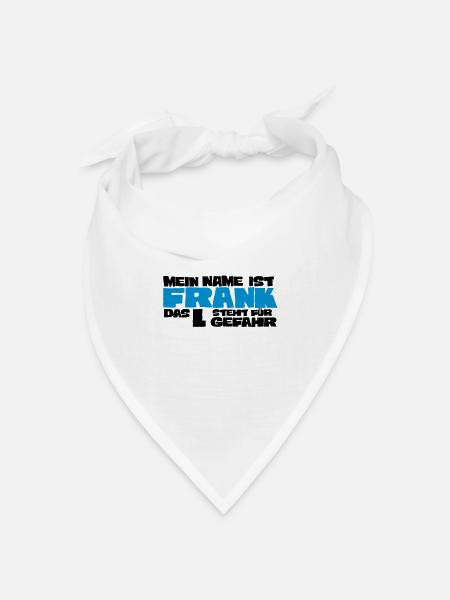 frank - Bandana Dreieckstuch - Weiß