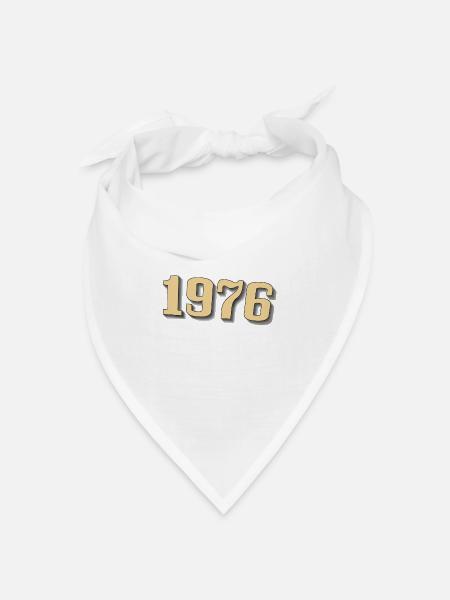 1976 - Bandana Dreieckstuch - Weiß