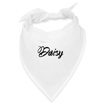 Daisy - Bandana Dreieckstuch - Weiß - Vorne
