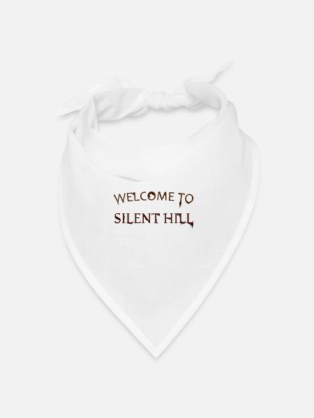 Silent Hill - Bandana Dreieckstuch - Weiß