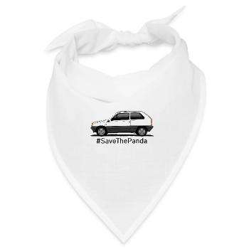 Italienisches Dienstprogramm ikonisch - Bandana Dreieckstuch - Weiß - Vorne