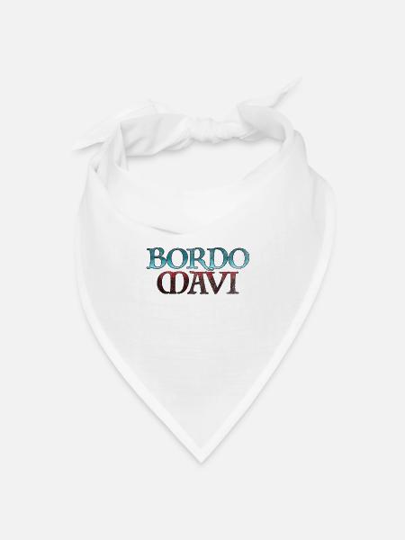 Bordo Mavi Logo - Bandana Dreieckstuch - Weiß