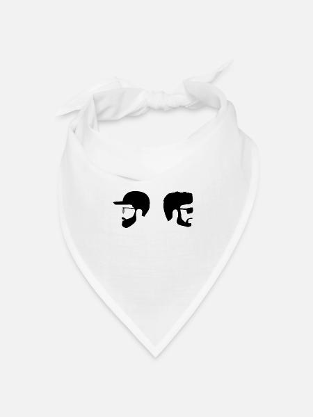 DUDES - Bandana Dreieckstuch - Weiß