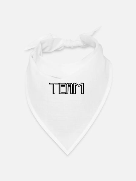 Team - Bandana Dreieckstuch - Weiß