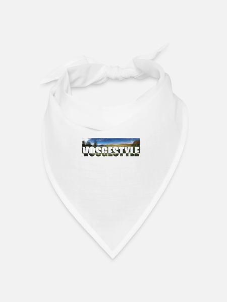Vogesen-Briefe - Bandana Dreieckstuch - Weiß