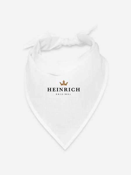 Heinrich - Bandana Dreieckstuch - Weiß