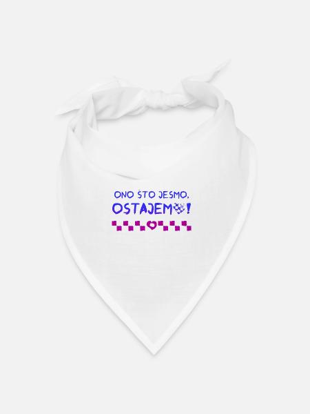 Kroatien hrvatska kroatien hrv hr reisen tourismus - Bandana Dreieckstuch - Weiß