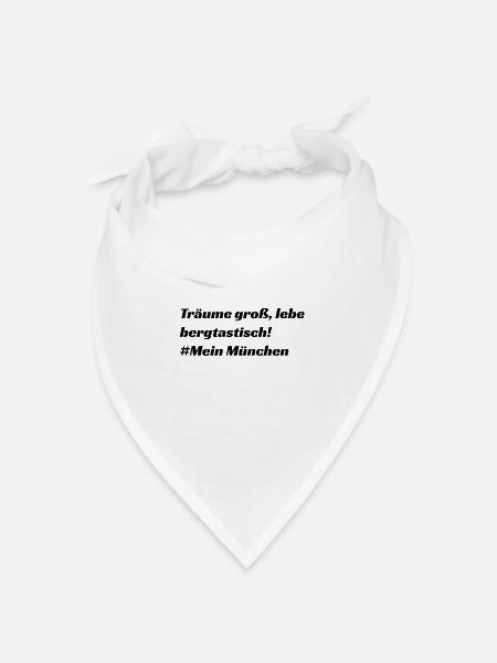 München - Bandana Dreieckstuch - Weiß