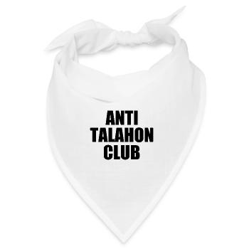 Anti talahon club - Bandana Dreieckstuch - Weiß - Vorne
