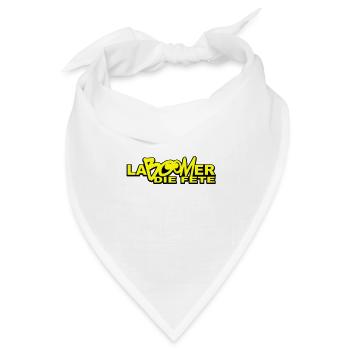 La Boomer - Bandana Dreieckstuch - Weiß - Vorne