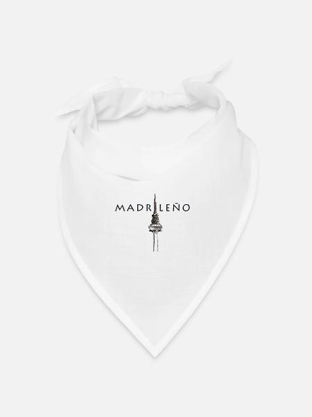 MADRILENIUM - Bandana Dreieckstuch - Weiß