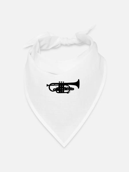 Horn - Bandana Dreieckstuch - Weiß