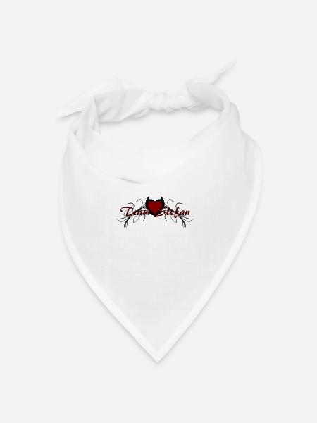 team stefan - Bandana Dreieckstuch - Weiß