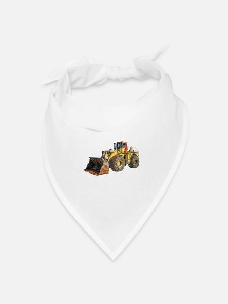 Radlader - Bandana Dreieckstuch - Weiß