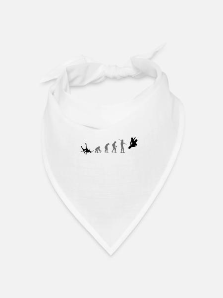 boarders evolution - Bandana Dreieckstuch - Weiß