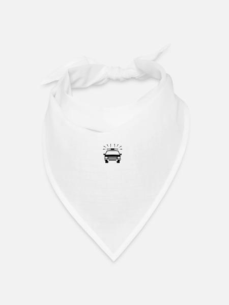 Cop - Bandana Dreieckstuch - Weiß