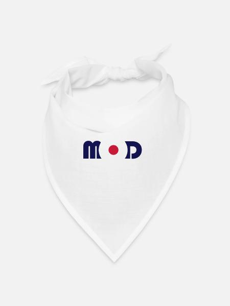 Mod Logo - Bandana Dreieckstuch - Weiß