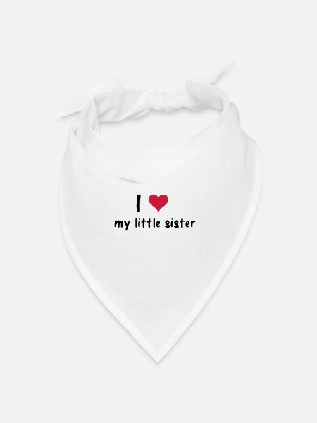Sister - Bandana Dreieckstuch - Weiß