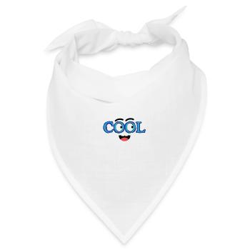Cool - Bandana Dreieckstuch - Weiß - Vorne