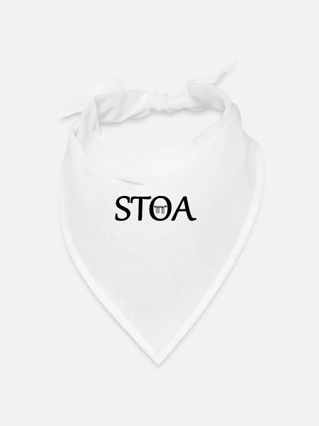 STOA 2 - Bandana Dreieckstuch - Weiß