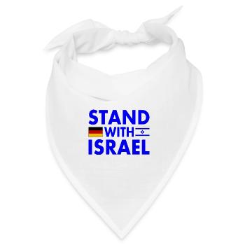 israel - Bandana Dreieckstuch - Weiß - Vorne