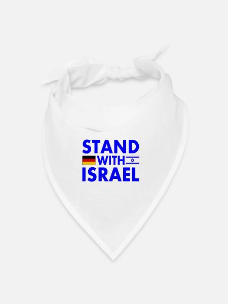 israel - Bandana Dreieckstuch - Weiß