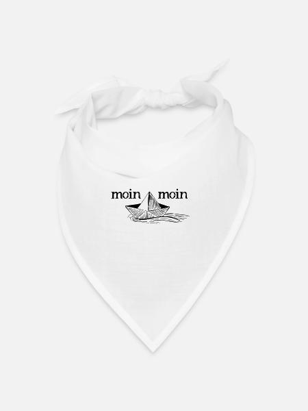 MOIN MOIN - Bandana Dreieckstuch - Weiß