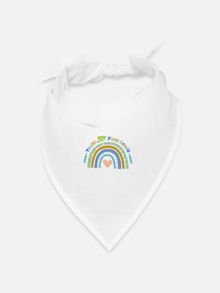 Erste Klasse - Bandana Dreieckstuch - Weiß