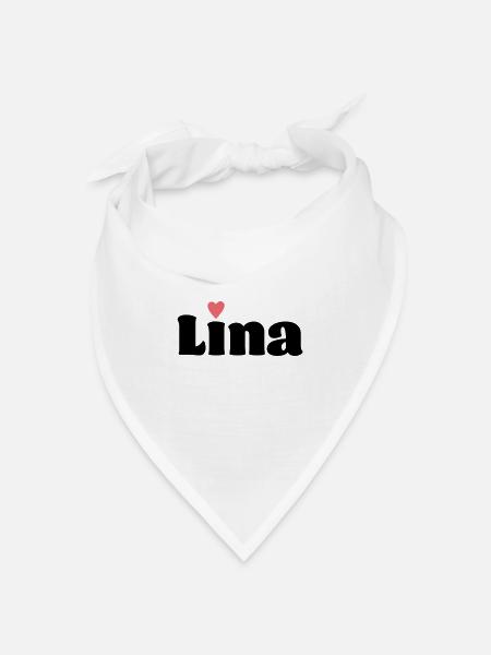 Lina Geschenk - Bandana Dreieckstuch - Weiß