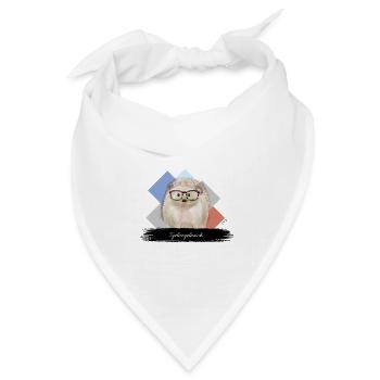 JvG Igel "Igelnogelneich" - Bandana Dreieckstuch - Weiß - Vorne
