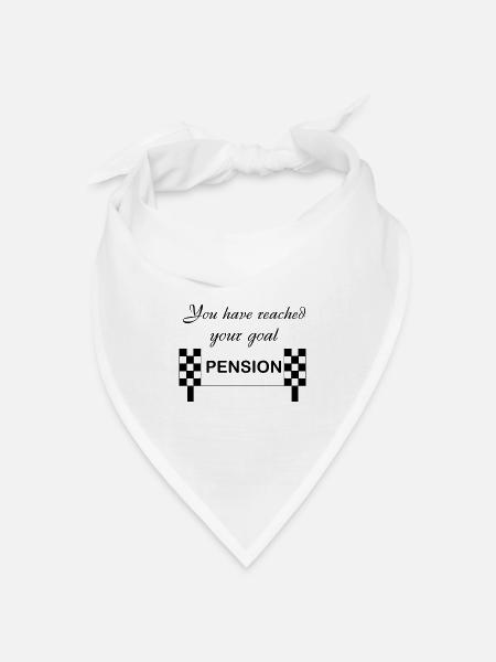 Sie haben Ihr Ziel erreicht: RENTE - Bandana Dreieckstuch - Weiß