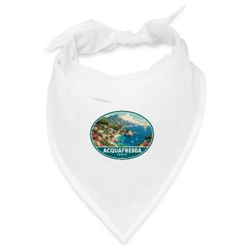 Erleben Sie Acquafredda in Italien Tyrrhenisches Meer Coa - Bandana Dreieckstuch - Weiß - Vorne