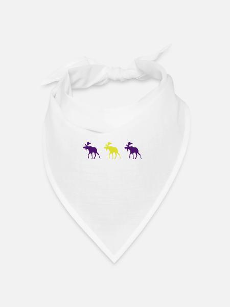 Schweden - Bandana Dreieckstuch - Weiß