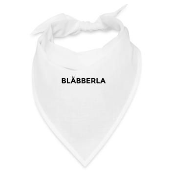 Bläbberla montserrat - Bandana Dreieckstuch - Weiß - Vorne