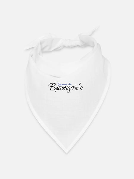 trauzeugin_des_braeutgams - Bandana Dreieckstuch - Weiß