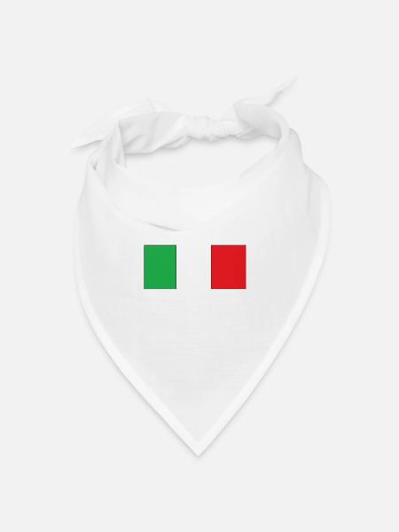 italia - Bandana Dreieckstuch - Weiß